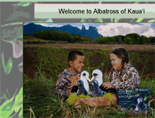 Tablet Screenshot of albatrossofkauai.com